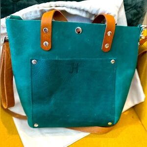 Genuine leather Shorty tote
